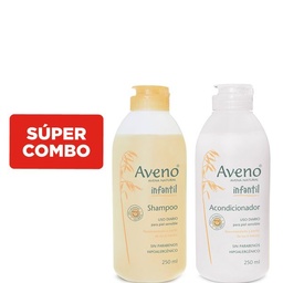 Kit Capilar Bebes y Niños Aveno Shampoo y Acondicionador