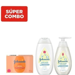 Combo Johnson's Baby Crema + Jabón Liq + Jabón de Glicerina Combo Johnson's Baby Crema + Jabón Liq + Jabón de Glicerina