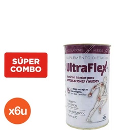 Combo Ultraflex Suplemento Dietario Lata x 6 un x 300 g C/u