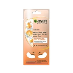 Mascarilla en Tela para Ojos Garnier Naranja Biodegradable Skin Active