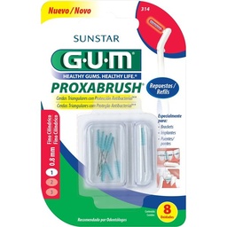 Repuesto Cepillo Interdental Gum Proxabrush 0.8 mm x 8 un