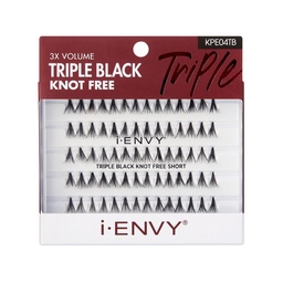 Pestañas Individuales Kiss Triple Black Cortas x 70 un Pestañas Individuales Kiss Triple Black Cortas x 70 un