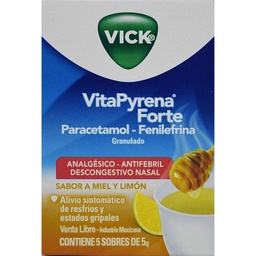 Vick Vitapyrena Forte Antigripal x 5 Sobres Vick Vitapyrena Forte Antigripal x 5 Sobres