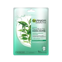 Mascarilla en Tela Garnier Matificante de Té Verde