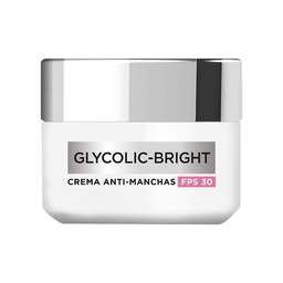 Crema de Día L'oréal París Glycolic Bright Anti Manchas Fps 30 Crema de Día L'oréal París Glycolic Bright Anti Manchas Fps 30