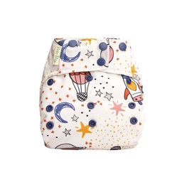 Pañal de Tela Baby Pelle con Broches Cohetes Multitalle Pañal de Tela Baby Pelle con Broches Cohetes Multitalle