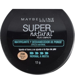 Polvo Compacto Maybelline Super Natural Fit Me 230 Natural Buff x 12 g