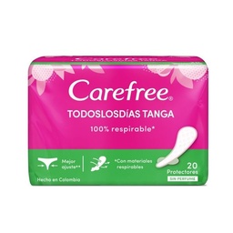 Protectores Diarios Tanga Sin Perfume Neutraliza Olores x 20 un