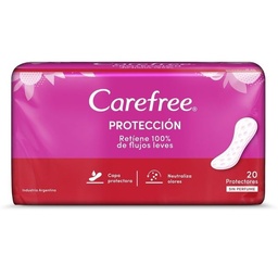 Protectores Diarios Carefree Protección Original x 20 un