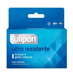 Preservativo de Látex Tulipán Ultra Resistente x 12 un