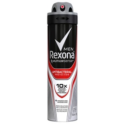 Desodorante Antitranspirante Rexona Antibacterial Men en Aerosol x 150 ml