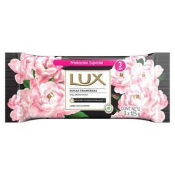 Jabón Lux Rosas Francesas Pack  x 3 un x 120 g