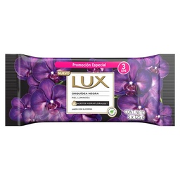 Pack Lux Jabón de Tocador Orquídea Negra x 3 un x 125 g