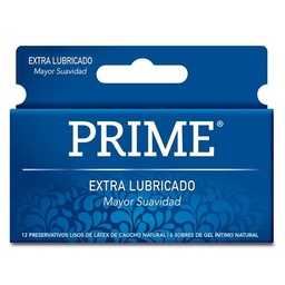 Preservativo de Látex Extra Lubricado x 12 un