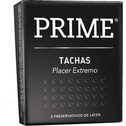 Preservativo de Látex Prime Tachas Placer Extremo x 3 un