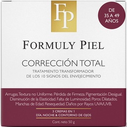 Crema Facial Formuly Piel Corrección Total x 50 g