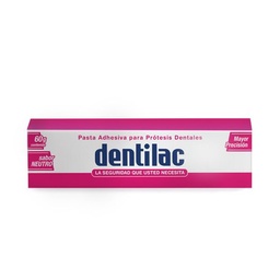 Adhesivo Dental Dentilac Sin Sabor Pomo x 60 g