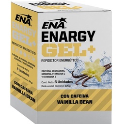 Suplemento Dietario Ena Enargy Gel Sabor A Vainilla Bean x 6 Sobres x 32 g