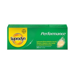 Suplemento Dietario Supradyn Performance Efervescente x 10