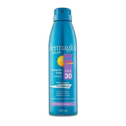 Protector Solar en Spray Dermaglós Invisible Fps 30 x 170 ml