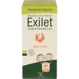 Repelente Natural en Crema con Citronela 2,5% Bebes y Niños x 70 gr