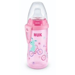 Vaso con Pico de Silicona Nuk Active Cup 12 Meses Rosa