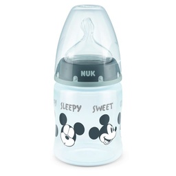 Mamadera Nuk First Choice Control Temperatura Disney Mickey Mouse Gris x 150 ml