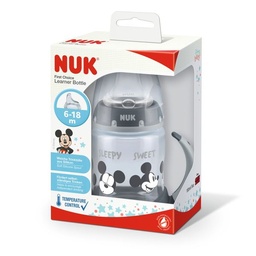 Vaso de Aprendizaje Nuk First Choice Control de Temperatura Mickey Mouse Gris x 150 ml