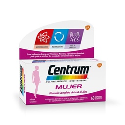 Suplemento Dietario Centrum Mujer x 60 Comprimidos