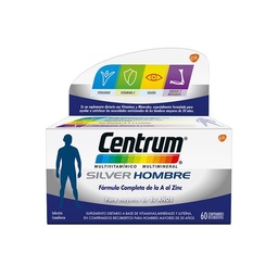 Suplemento Dietario Centrum Silver Hombre x 60 Comprimidos