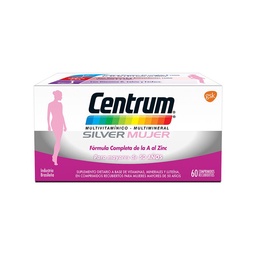 Suplemento Dietario Centrum Silver Mujer x 60 Comprimidos