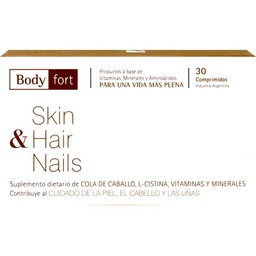 Suplemento Dietario Body Fort Skin Hair & Nails x 30 Comp