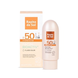 Fotoprotector Solar Facial Rayito de Sol Fluido Color Nude Tono 1 x 50 g Fotoprotector Solar Facial Rayito de Sol Fluido Color Nude Tono 1 x 50 g
