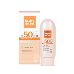 Fotoprotector Solar Facial Rayito de Sol Fluido Summer Glow Tono 2 x 50 g Fotoprotector Solar Facial Rayito de Sol Fluido Summer Glow Tono 2 x 50 g