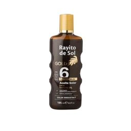 Aceite Bronceador Rayito de Sol Fps 6 x 195 ml