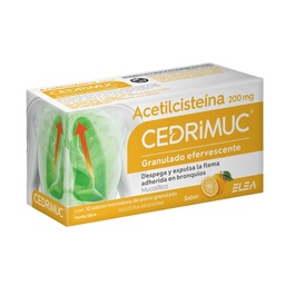 Cedrimuc Mucolítico Efervesente x 10 Sobres Cedrimuc Mucolítico Efervesente x 10 Sobres