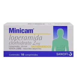 Minicam Loperamida x 10 Comp Minicam Loperamida x 10 Comp