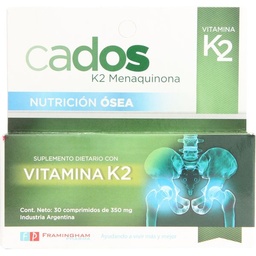 Suplemento Dietario Cados K2 Menaquinona x 30 Comprimidos