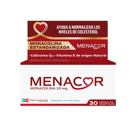 Suplemento Dietario Menacor Cardiovascular x 30 Cápsulas