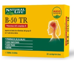 Suplemento Dietario Natural Life Complex B-50 x 30 Comprimidos Suplemento Dietario Natural Life Complex B-50 x 30 Comprimidos