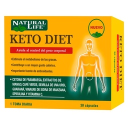 Suplemento Dietario Natural Life Keto Diet x 30 Cápsulas