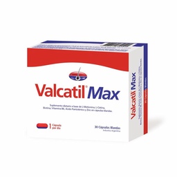 Suplemento Dietario Valcatil Max Cápsulas Blandas x 30 un Suplemento Dietario Valcatil Max Cápsulas Blandas x 30 un