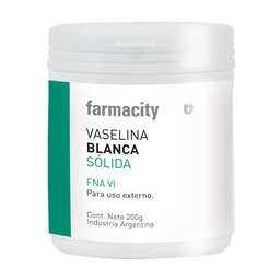 Vaselina Blanca Farmacity Sólida x 200 g Vaselina Blanca Farmacity Sólida x 200 g