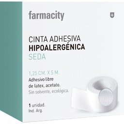 Cinta Adhesiva Farmacity Hipoalergénica Seda 1,25 cm x 5 m