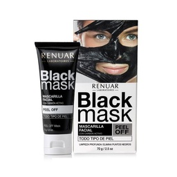 Mascarilla Facial Renuar Black Mask Peel Off x 70 gr