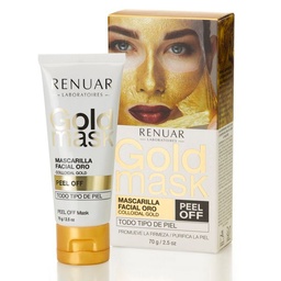 Mascarilla Facial Renuar Gold Peel Off x 70 gr