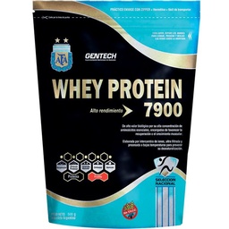 Suplemento Dietario Gentech Whey Protein Sabor Frutilla x 500 g