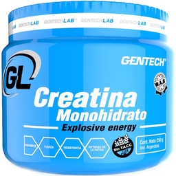 Suplemento Dietario Gentech Creatina Monohidrato en Polvo x 250 g