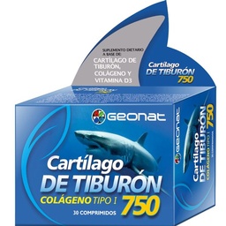 Suplemento Dietario Cartilago de Tiburón x 30 Comprimidos