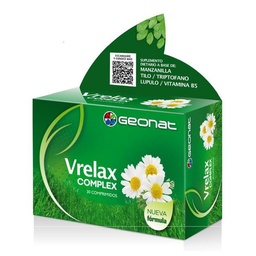 Suplemento Dietario Geonat Vrelax Complex x 30 Comprimidos